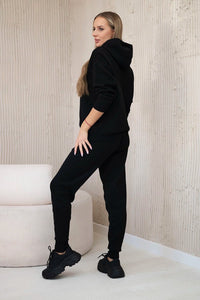 Set of Sweatshirt and Pants 24 - 30 / – Black цвет / color | Lexline Fashion