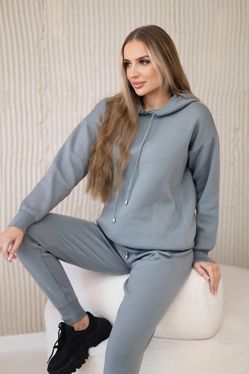 Set of Sweatshirt and Pants 24 - 30 / – Dark || Gray цвет / color | Lexline Fashion
