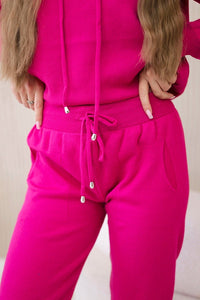 Set of Sweatshirt and Pants 24 - 30 / – Fuchsia цвет / color | Lexline Fashion