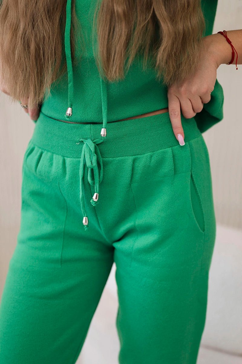 Set of Sweatshirt and Pants 24 - 30 / – Green цвет / color | Lexline Fashion