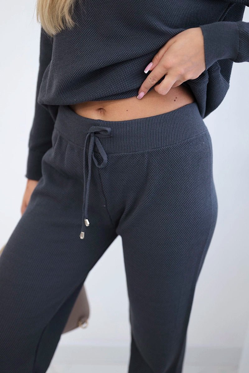 Set of sweatshirt and pants 24 - 33 / – Graphite цвет / color | Lexline Fashion