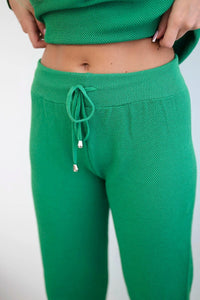 Set of sweatshirt and pants 24 - 33 / – Green цвет / color | Lexline Fashion
