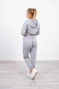 Set of Sweatshirt, Blouse and Pants 9343 / – Gray цвет / color | Lexline Fashion