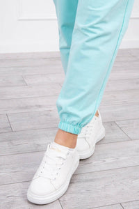 Set of Sweatshirt, Blouse and Pants 9343 / – Mint цвет / color | Lexline Fashion