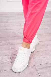Set of Sweatshirt, Blouse and Pants 9343 / – Pink Neon цвет / color | Lexline Fashion