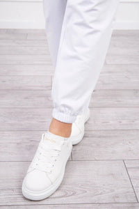 Set of Sweatshirt, Blouse and Pants 9343 / – White цвет / color | Lexline Fashion
