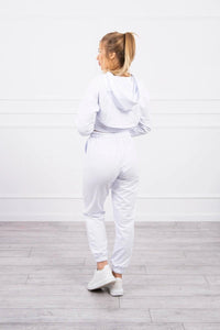 Set of Sweatshirt, Blouse and Pants 9343 / – White цвет / color | Lexline Fashion
