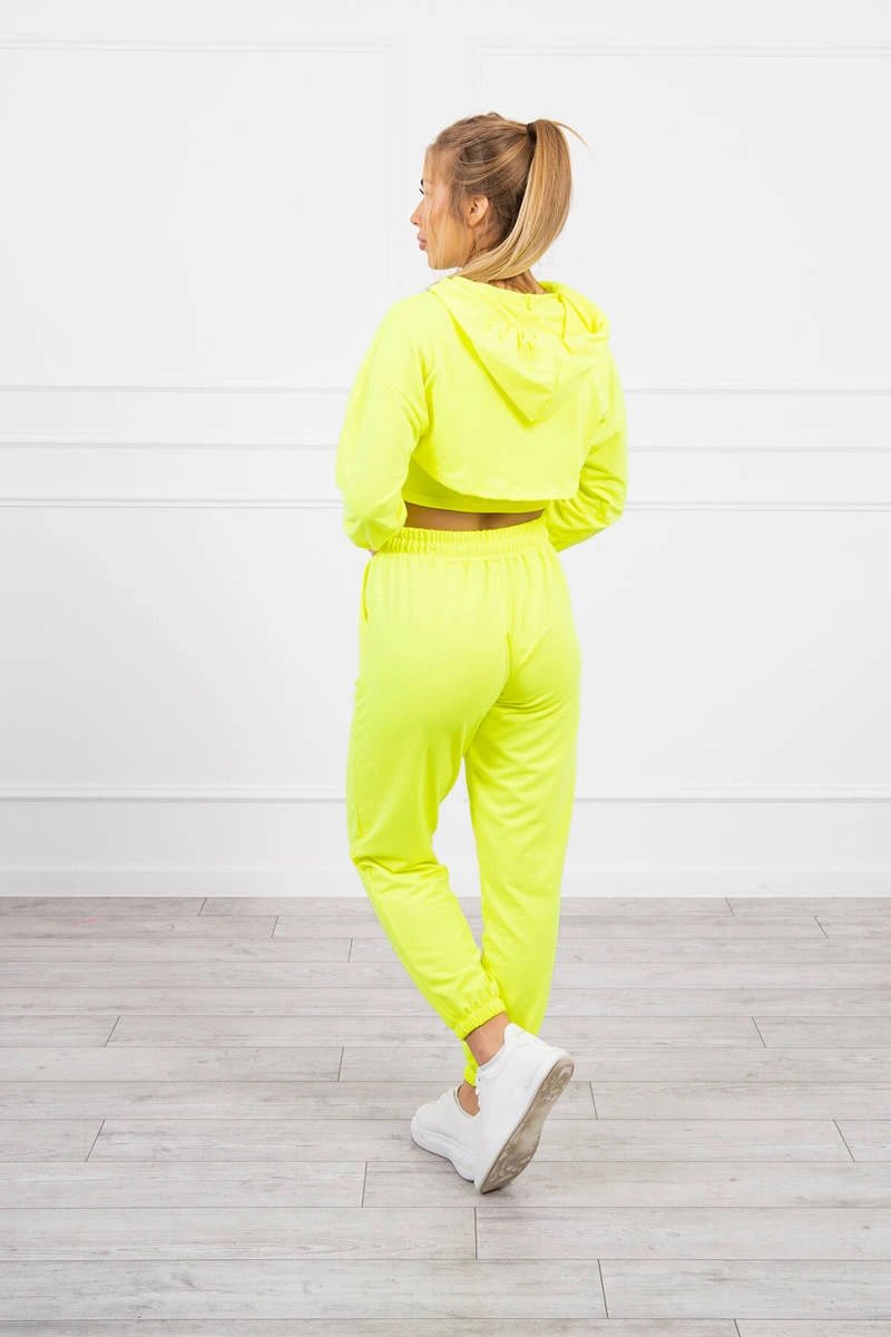 Set of Sweatshirt, Blouse and Pants 9343 / – Yellow || Neon цвет / color | Lexline Fashion