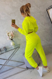 Set of Sweatshirt, Blouse and Pants 9343 / – Yellow || Neon цвет / color | Lexline Fashion