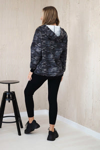 Set of sweatshirt, top and leggings 9615 / – Graphite цвет / color | Lexline Fashion