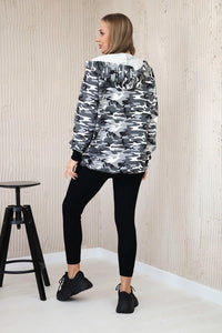 Set of sweatshirt, top and leggings 9615 / – Gray цвет / color | Lexline Fashion