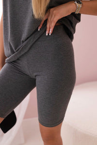 Set of top+leggings 9099 / – Graphite цвет / color | Lexline Fashion