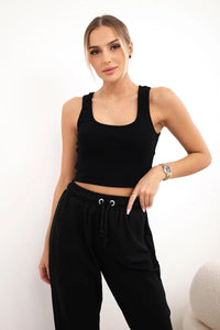 Set of top+pants 9334 / – Black цвет / color | Lexline Fashion