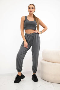 Set of top+pants 9334 / – Graphite цвет / color | Lexline Fashion
