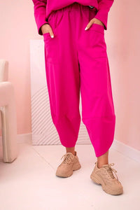 Set sweatshirt and pants 6171W / – Fuchsia цвет / color | Lexline Fashion