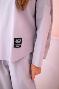 Set sweatshirt and pants 6171W / – Gray цвет / color | Lexline Fashion