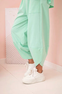 Set sweatshirt and pants 6171W / – Light || Mint цвет / color | Lexline Fashion