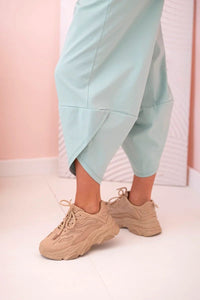 Set sweatshirt and pants 6171W / – Mint || Dark цвет / color | Lexline Fashion