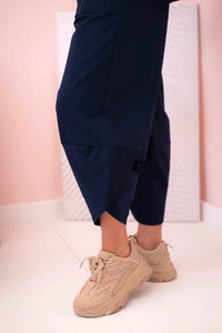 Set sweatshirt and pants 6171W / – Navy blue цвет / color | Lexline Fashion