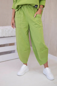 Set sweatshirt and pants 6171W / – Pistachio цвет / color | Lexline Fashion