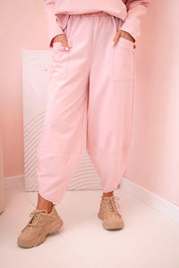 Set sweatshirt and pants 6171W / – Powder цвет / color | Lexline Fashion
