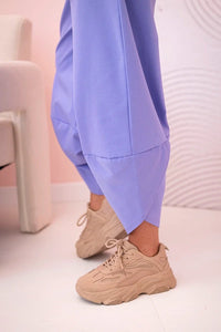 Set sweatshirt and pants 6171W / – Purple || Light цвет / color | Lexline Fashion