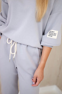 Set sweatshirt + pants 7065P / – Gray цвет / color | Lexline Fashion