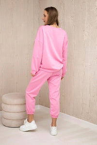 Set sweatshirt + pants 7065P / – Pink || Light цвет / color | Lexline Fashion