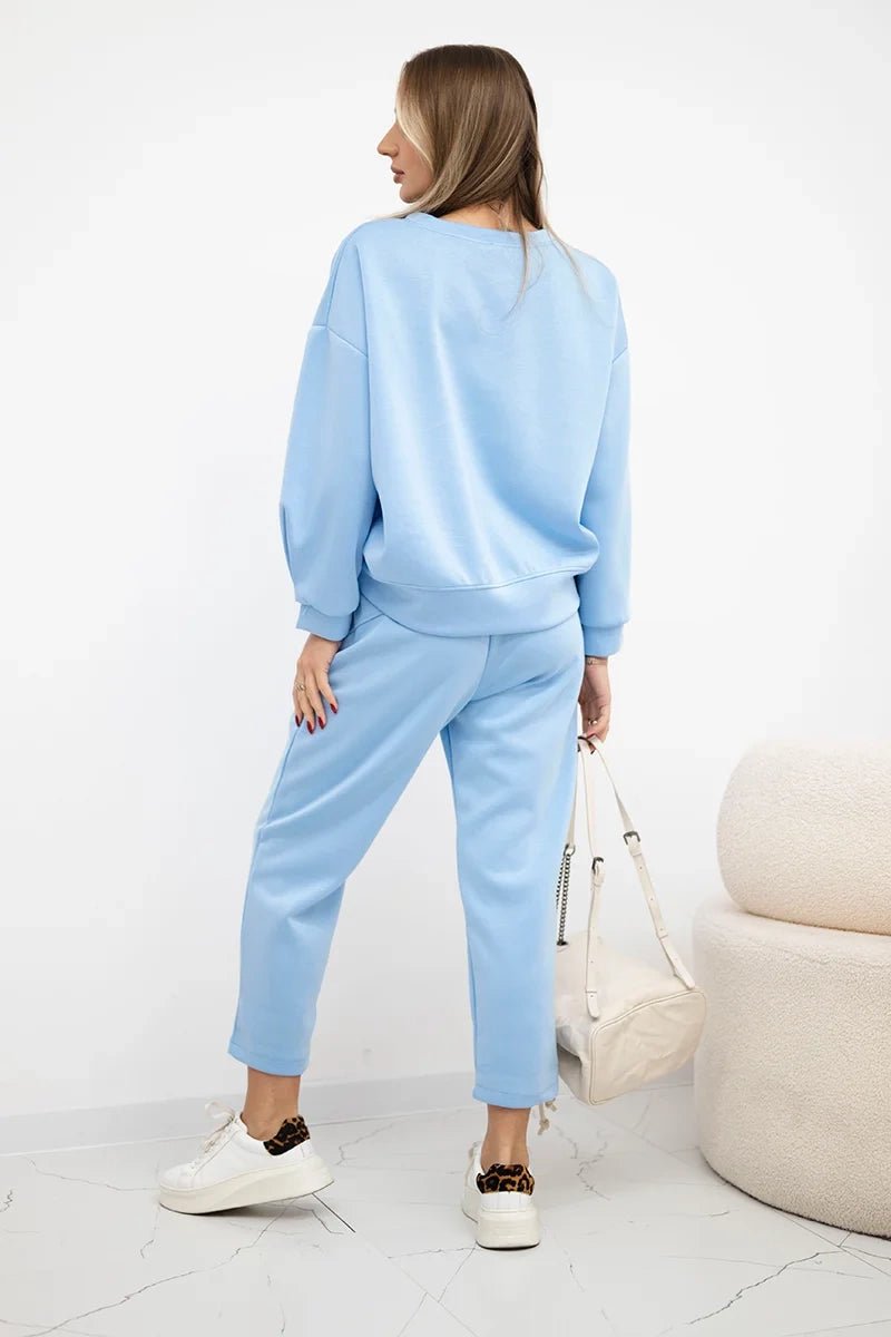 Set sweatshirt + pants 7238 / – Blue цвет / color | Lexline Fashion