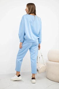 Set sweatshirt + pants 7238 / – Blue цвет / color | Lexline Fashion
