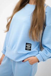 Set sweatshirt + pants 7238 / – Blue цвет / color | Lexline Fashion