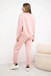 Set sweatshirt + pants 7238 / – Powder цвет / color | Lexline Fashion