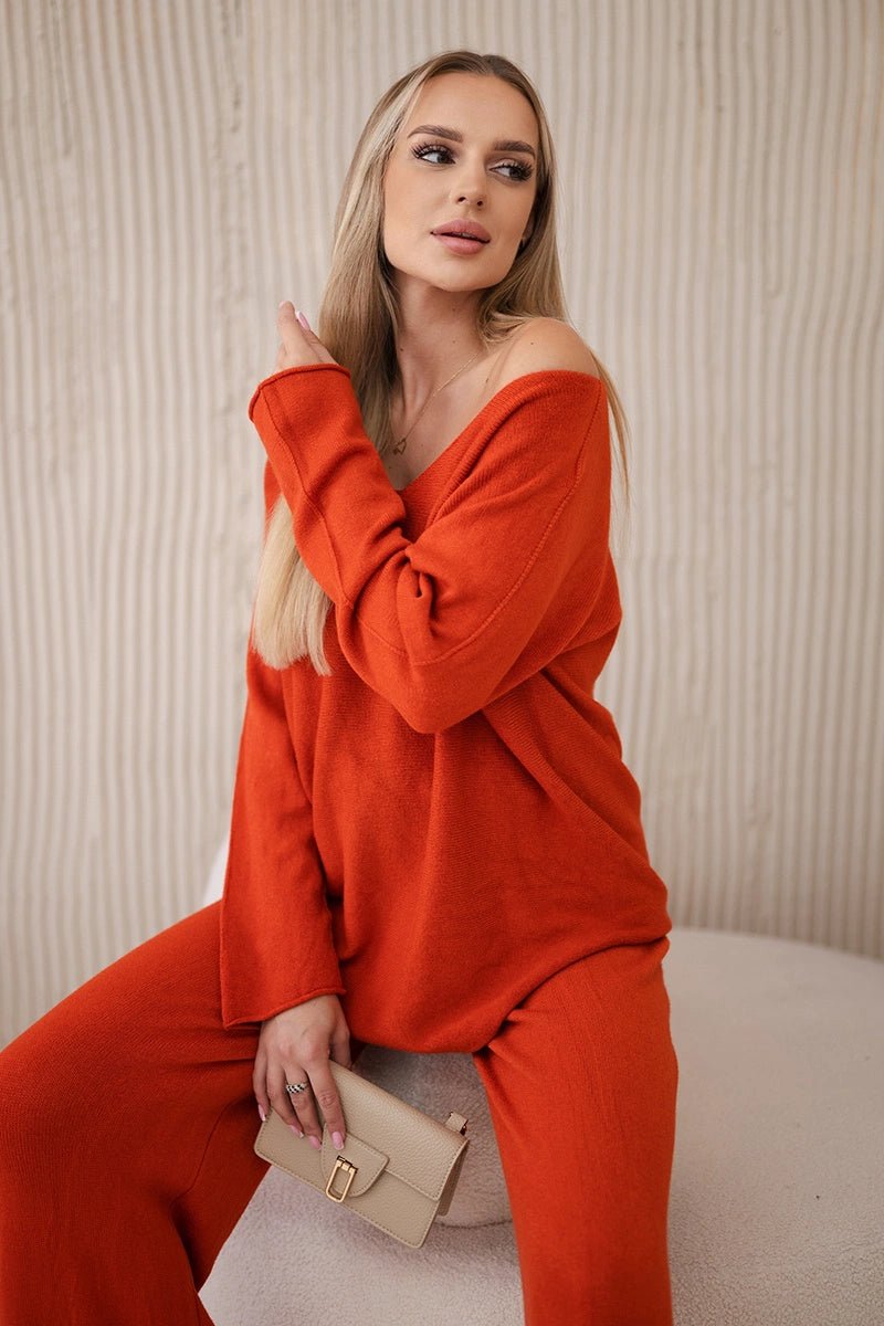 Set sweatshirt + pants IT - 55 / – Kiwi цвет / color | Lexline Fashion