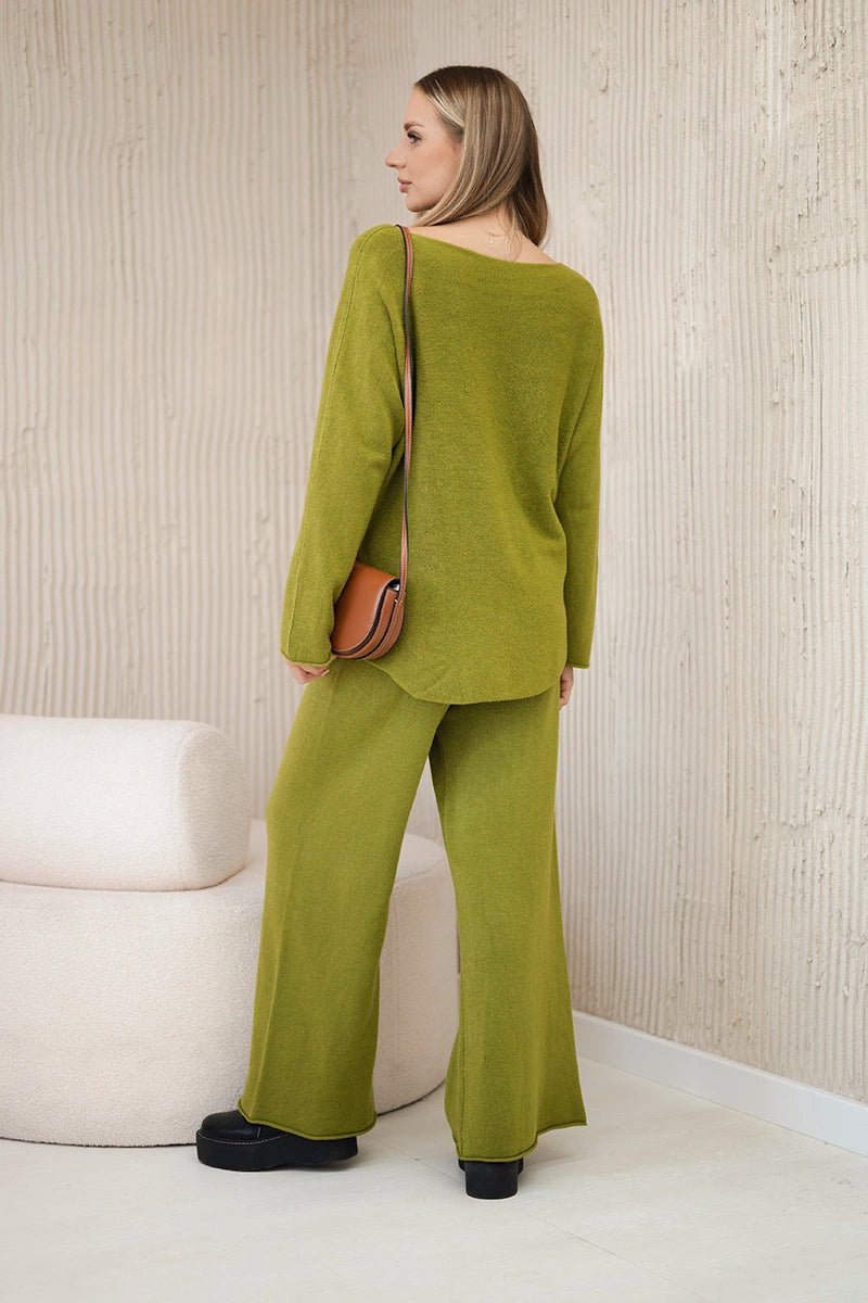 Set sweatshirt + pants IT - 55 / – Kiwi цвет / color | Lexline Fashion