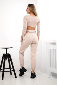 Set with a blouse 9344 / – Beige цвет / color | Lexline Fashion