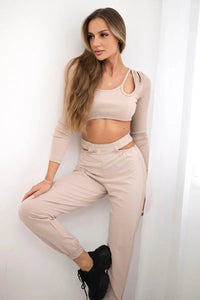 Set with a blouse 9344 / – Beige цвет / color | Lexline Fashion