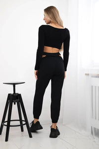 Set with a blouse 9344 / – Black цвет / color | Lexline Fashion