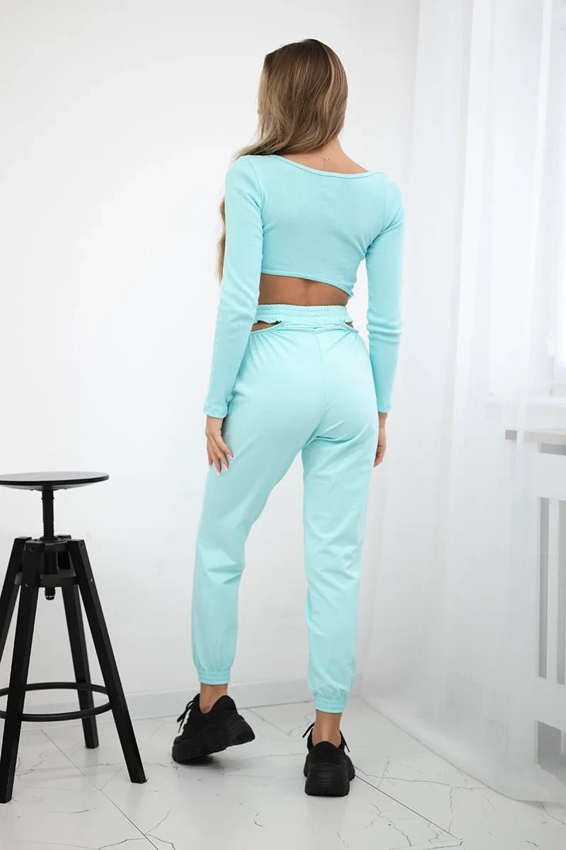 Set with a blouse 9344 / – Mint цвет / color | Lexline Fashion