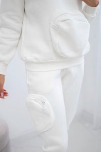 Set with a decorative pocket 9324 / – Ecru цвет / color | Lexline Fashion
