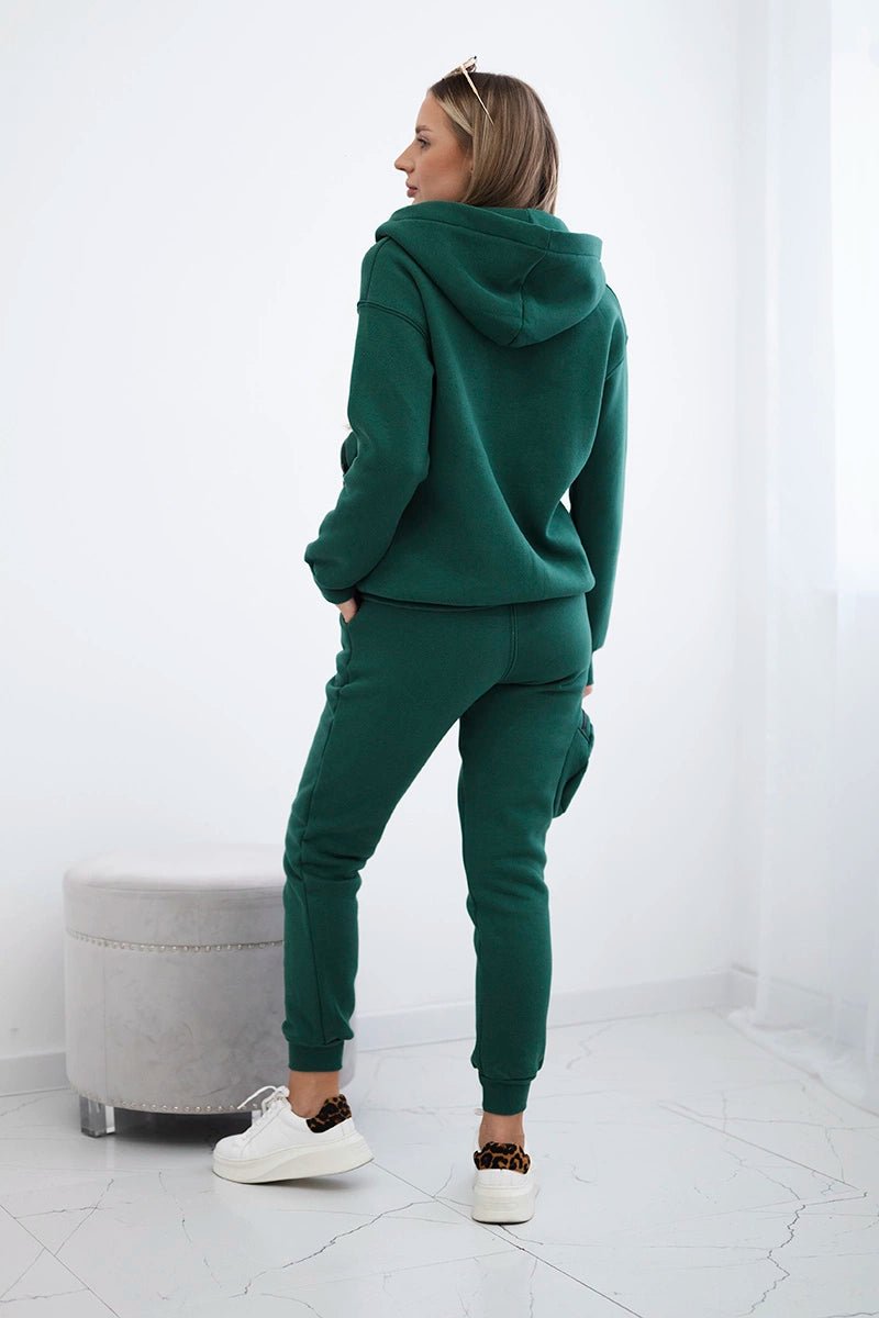 Set with a decorative pocket 9324 / – Green цвет / color | Lexline Fashion