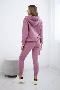 Set with a decorative pocket 9324 / – Pink || Dark цвет / color | Lexline Fashion