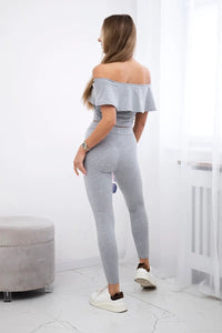 Set with a frill 8885 / – Gray цвет / color | Lexline Fashion