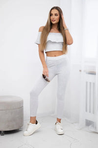 Set with a frill 8885 / – Gray || Light цвет / color | Lexline Fashion