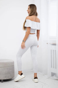 Set with a frill 8885 / – Gray || Light цвет / color | Lexline Fashion