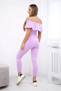 Set with a frill 8885 / – Purple цвет / color | Lexline Fashion