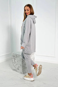 Set with a hoodie 9402 / – Gray цвет / color | Lexline Fashion