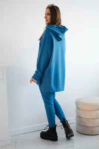Set with a hoodie 9402 / – Jeans || Light цвет / color | Lexline Fashion