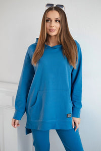 Set with a hoodie 9402 / – Jeans || Light цвет / color | Lexline Fashion