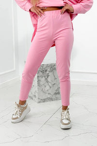 Set with a hoodie 9402 / – Pink || Light цвет / color | Lexline Fashion