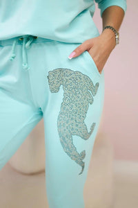Set with a print 9131 / – Mint цвет / color | Lexline Fashion